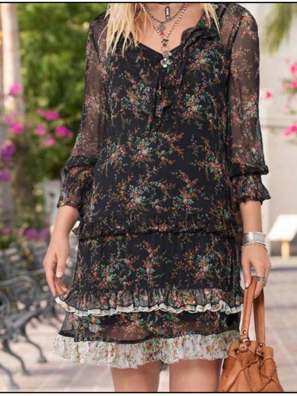 Sundance "Mist in the meadows" dress - size M